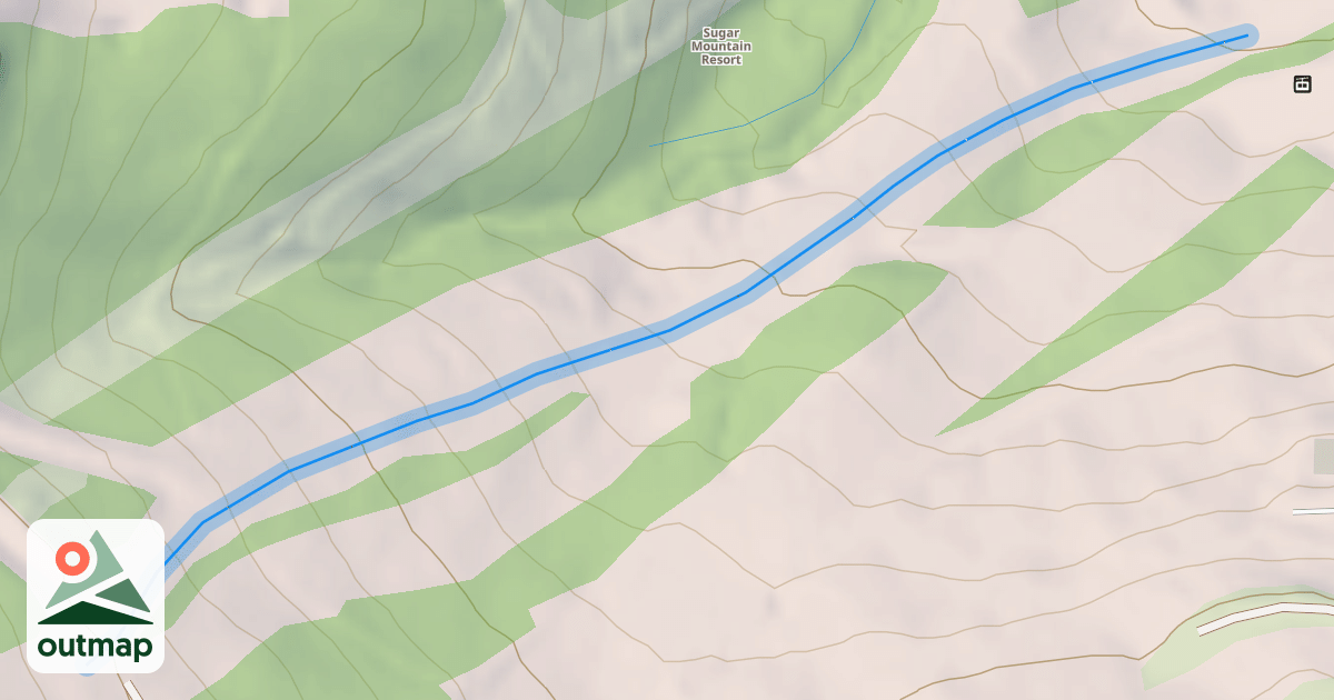 Map of Upper Flying Mile
