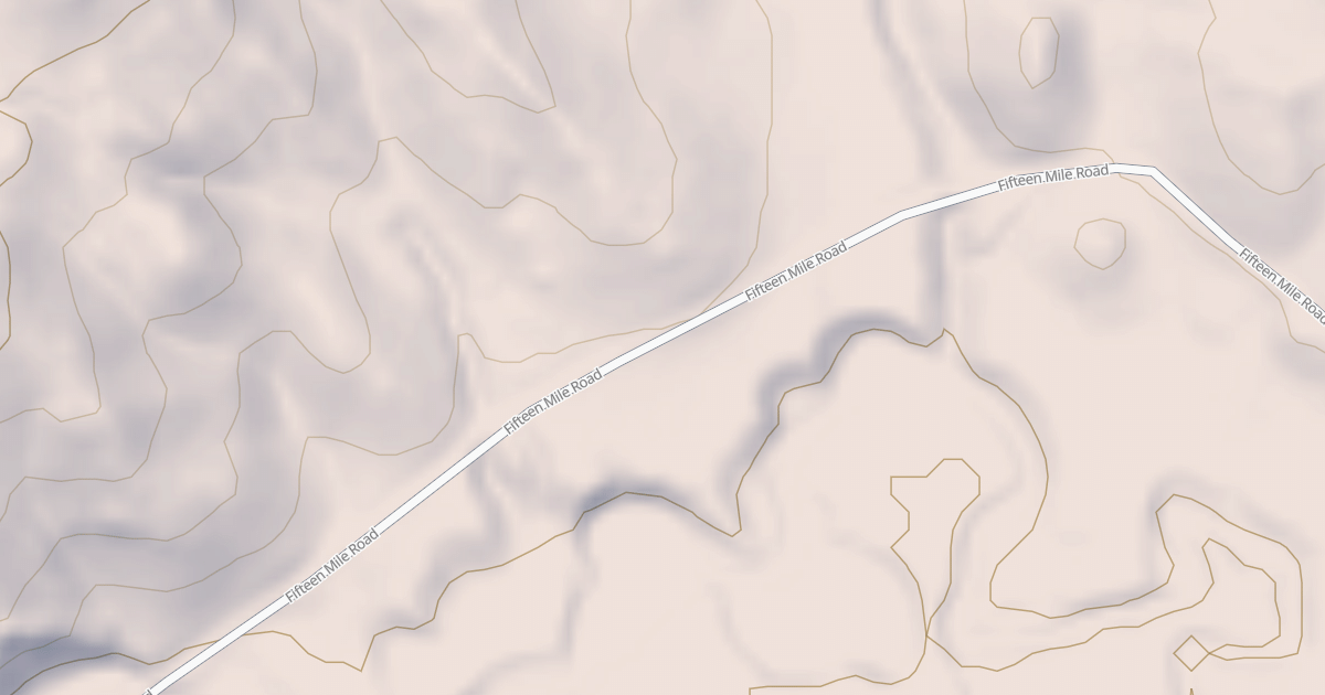 Map preview of FIFTEEN MILE