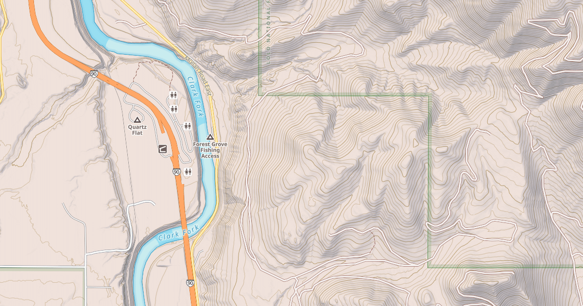 Map preview of QUARTZ PASTURE