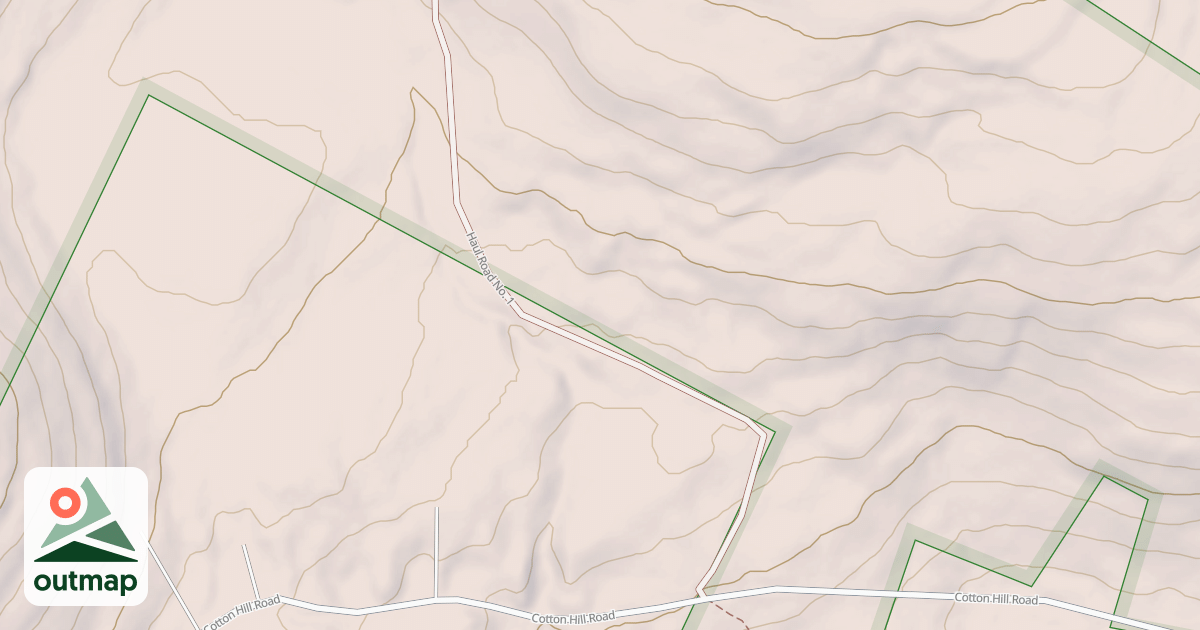Map of Haul Road #1