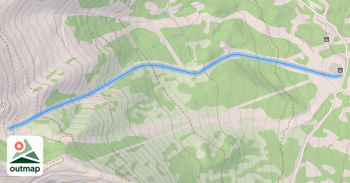Map of Lower Main Street