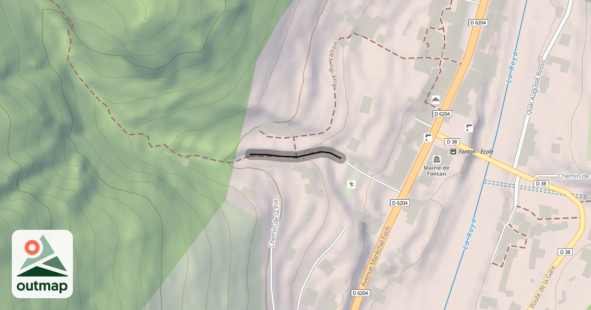 Map of Chemin du Vallon du Conseil