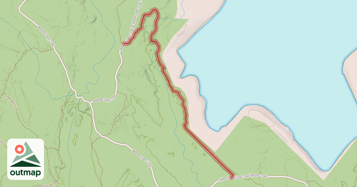 Map of Bent Rim 1