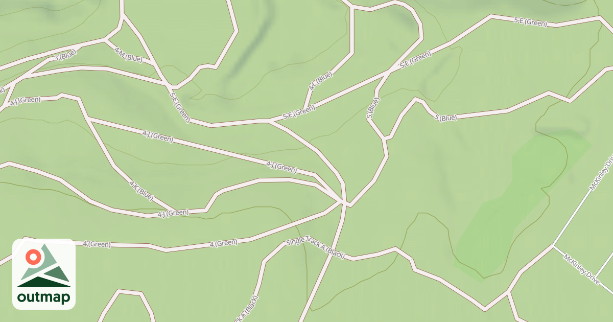 Map of Rock Run ATV Trails