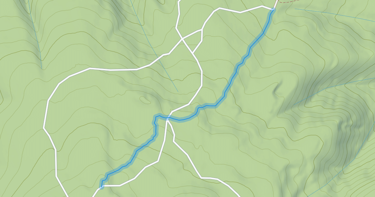 Map preview of Vince's Trail (Starker closed)