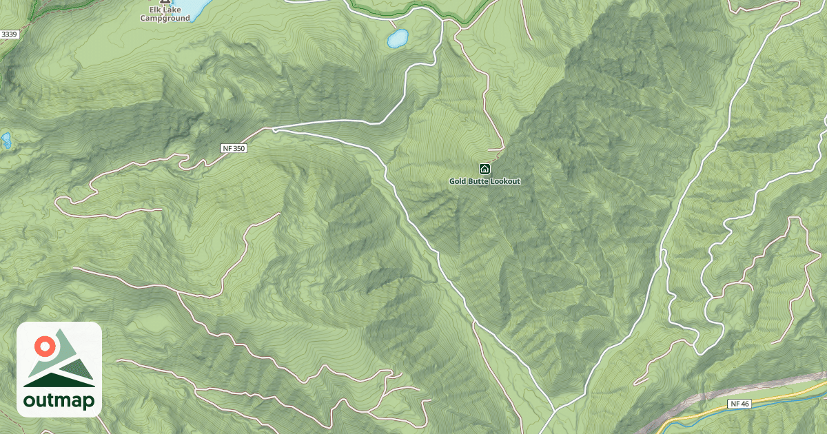 Map of ELK LAKE ROAD