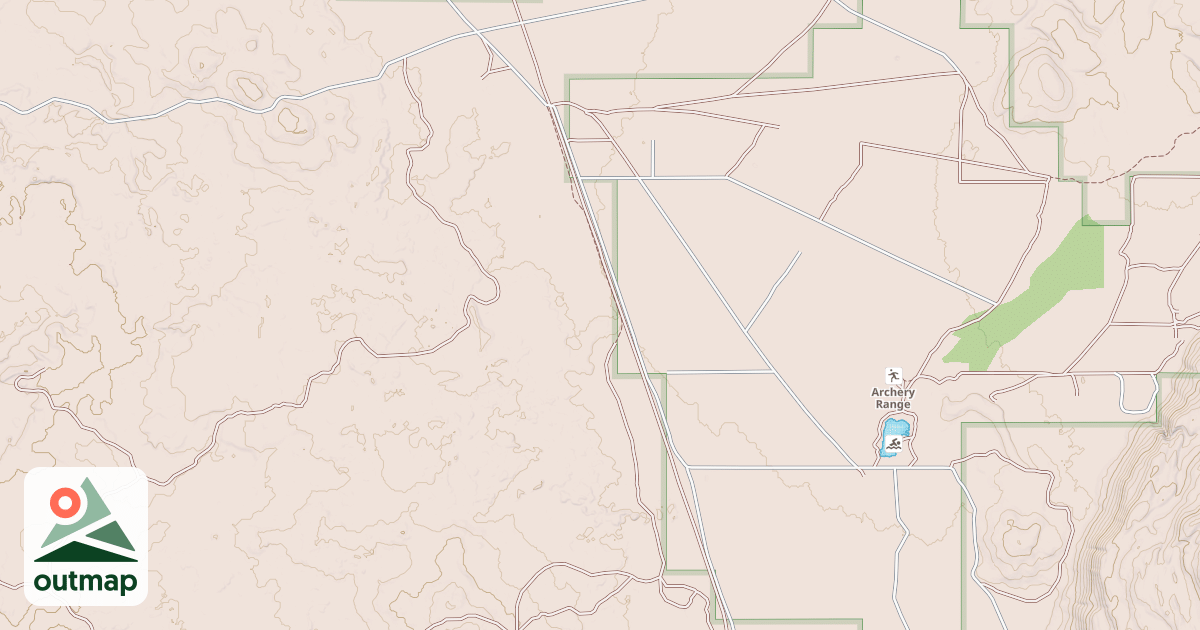 Map of WARM RIVER