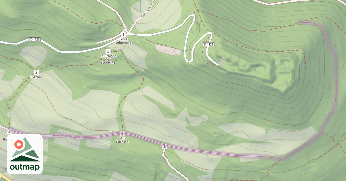 Map of Chemin du Fournet