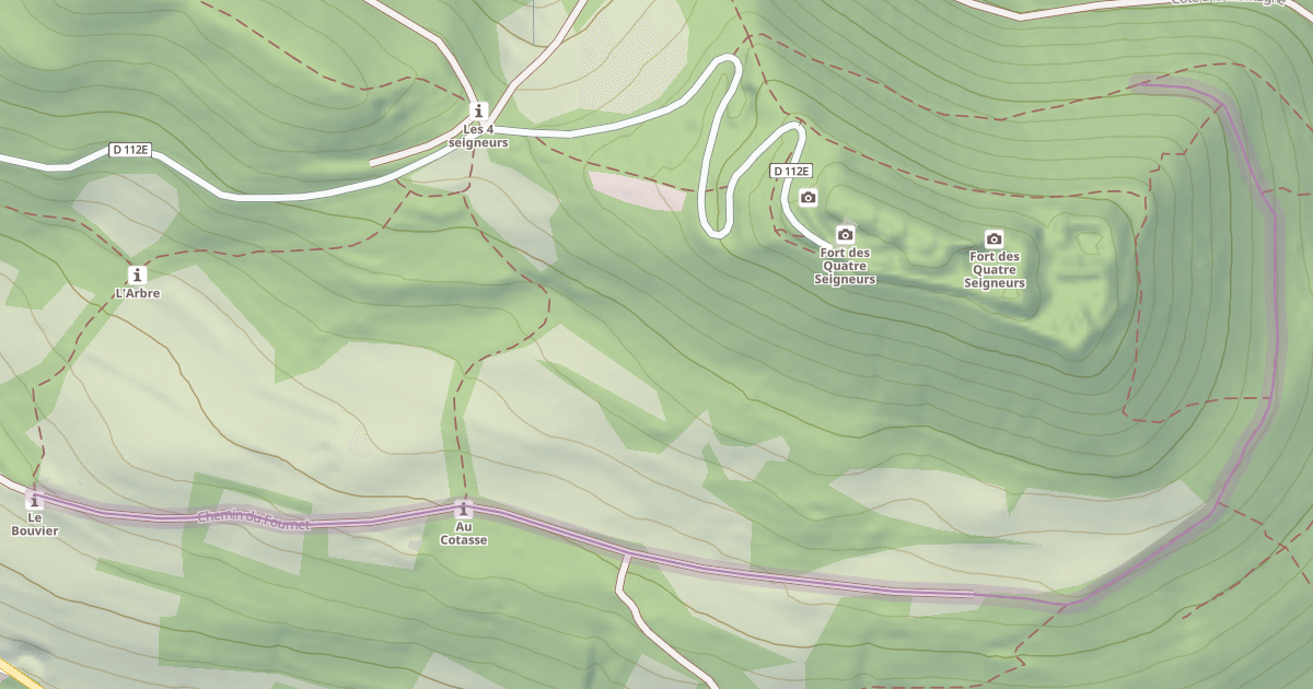 Map preview of Chemin du Fournet