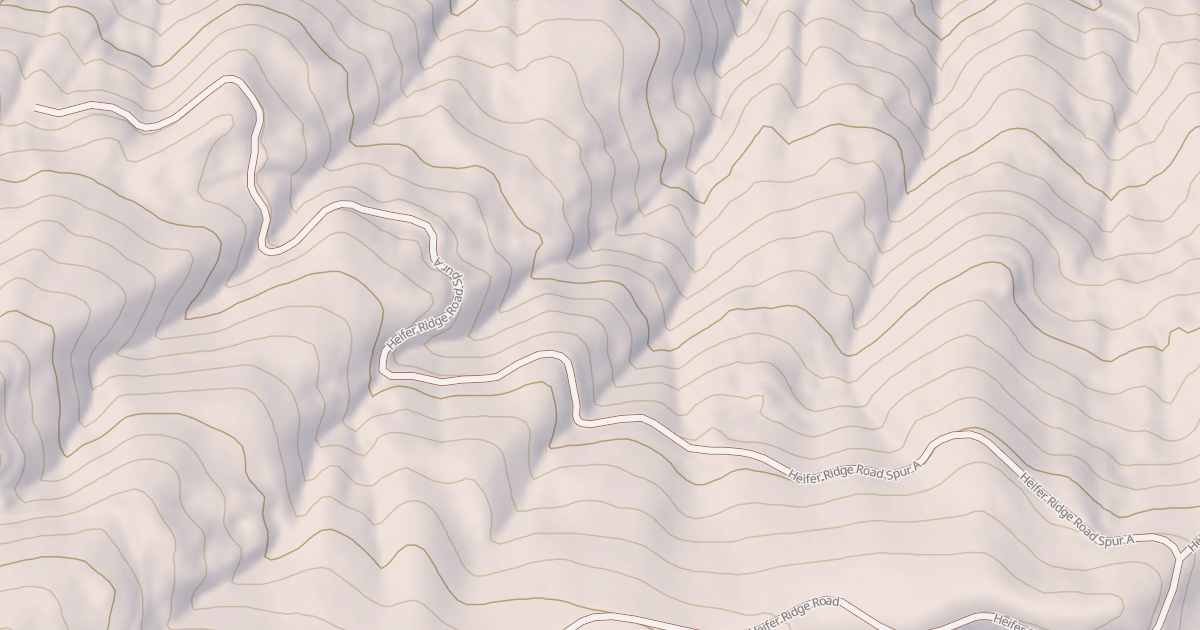 Map preview of HEIFER RIDGE SPUR A