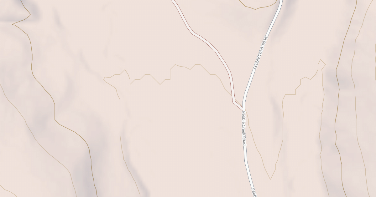 Map preview of PEBBLE FLAT SPUR