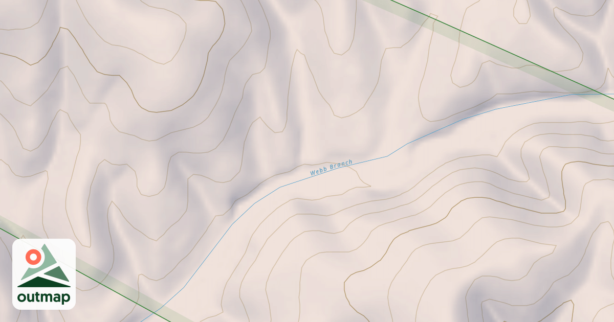 Map of WEBB BRANCH