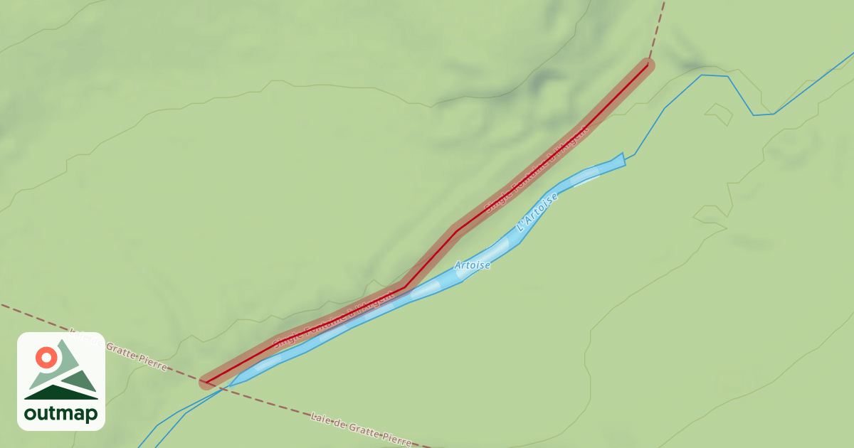Map of Single Fontaine à l'Argent