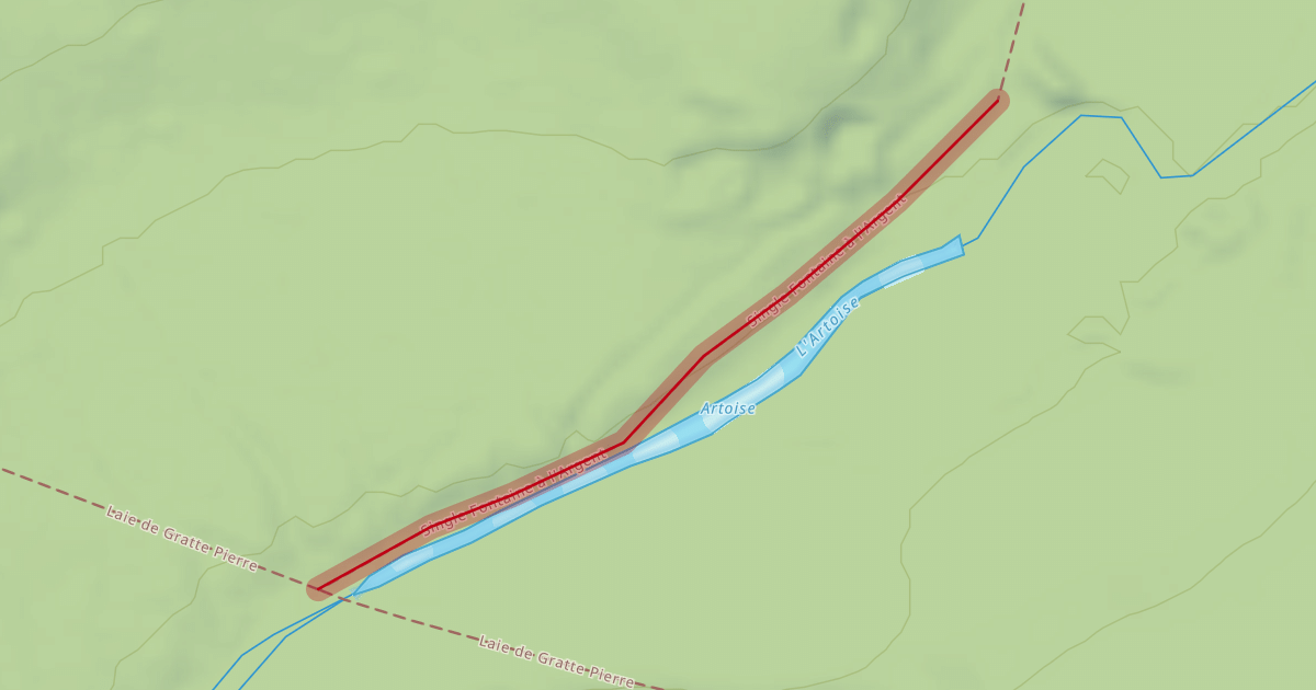 Map preview of Single Fontaine à l'Argent