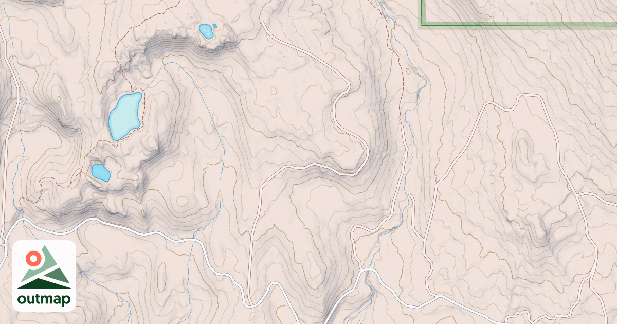 Map of BLUE LAKE TIE NO 1