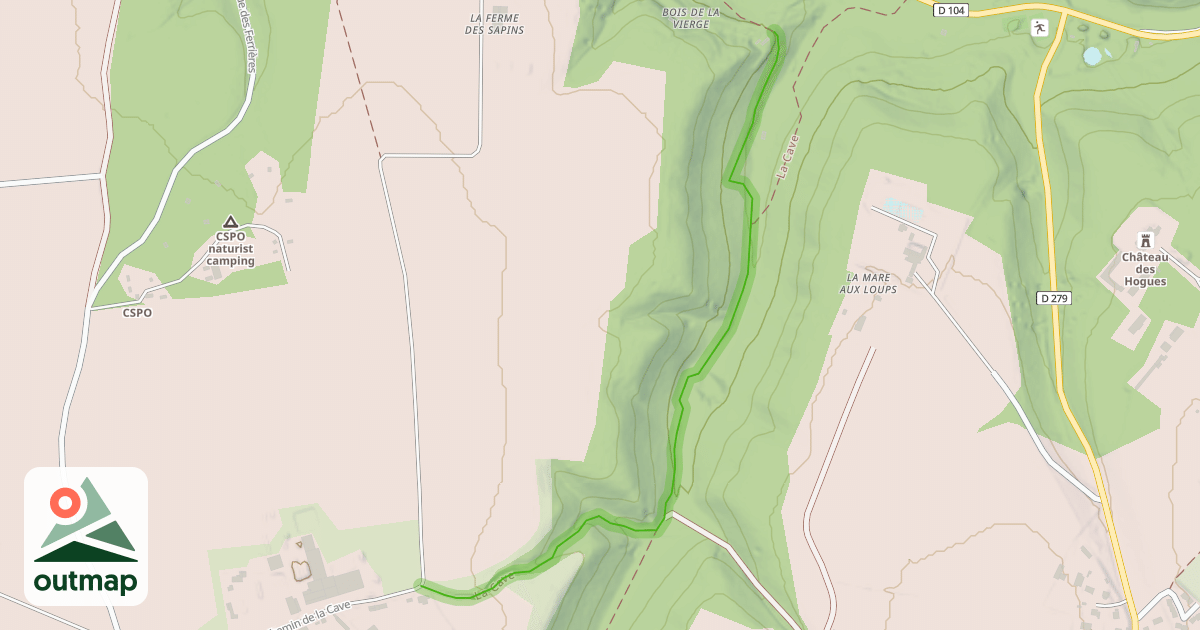 Map of La Cave