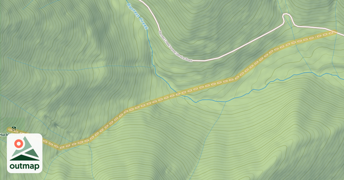 Map of Bonnington Traverse