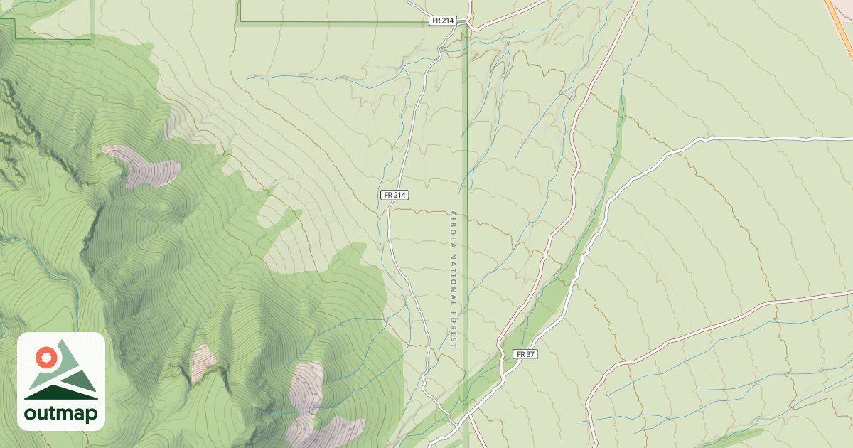 Map of USFS National Forest System Roads {A592EB5B-FC20-4E99-BFA8-03BF42FE616F}