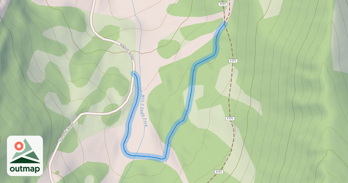 Map of Raptor Connect Trail