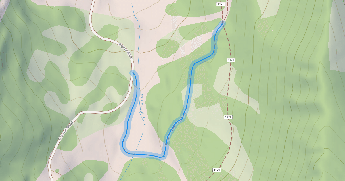 Map preview of Raptor Connect Trail