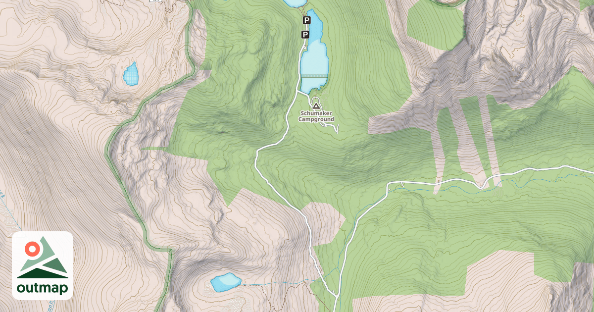 Map of (FDR) TWIN LAKES