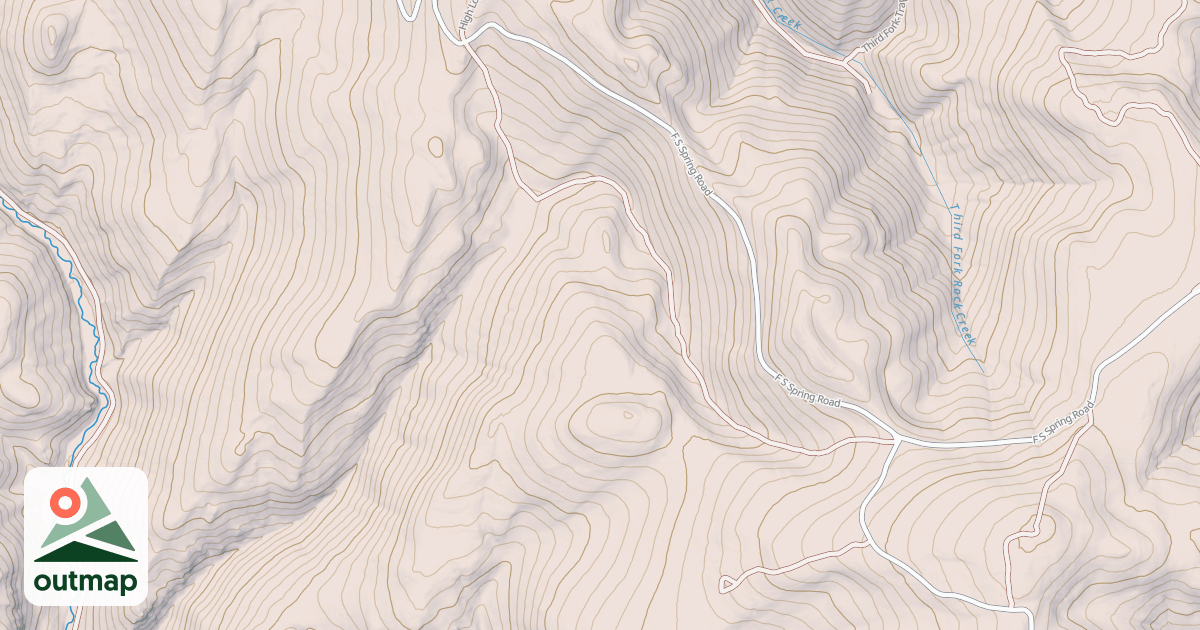 Map of JONES CREEK ROAD