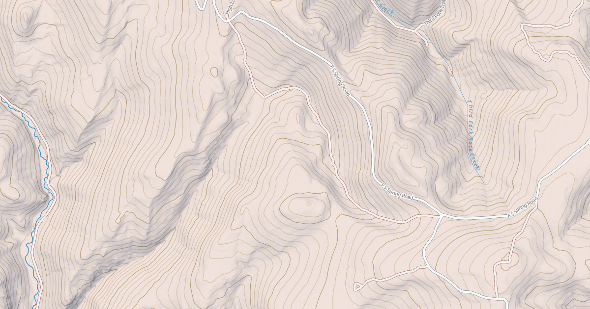 Map preview of JONES CREEK ROAD