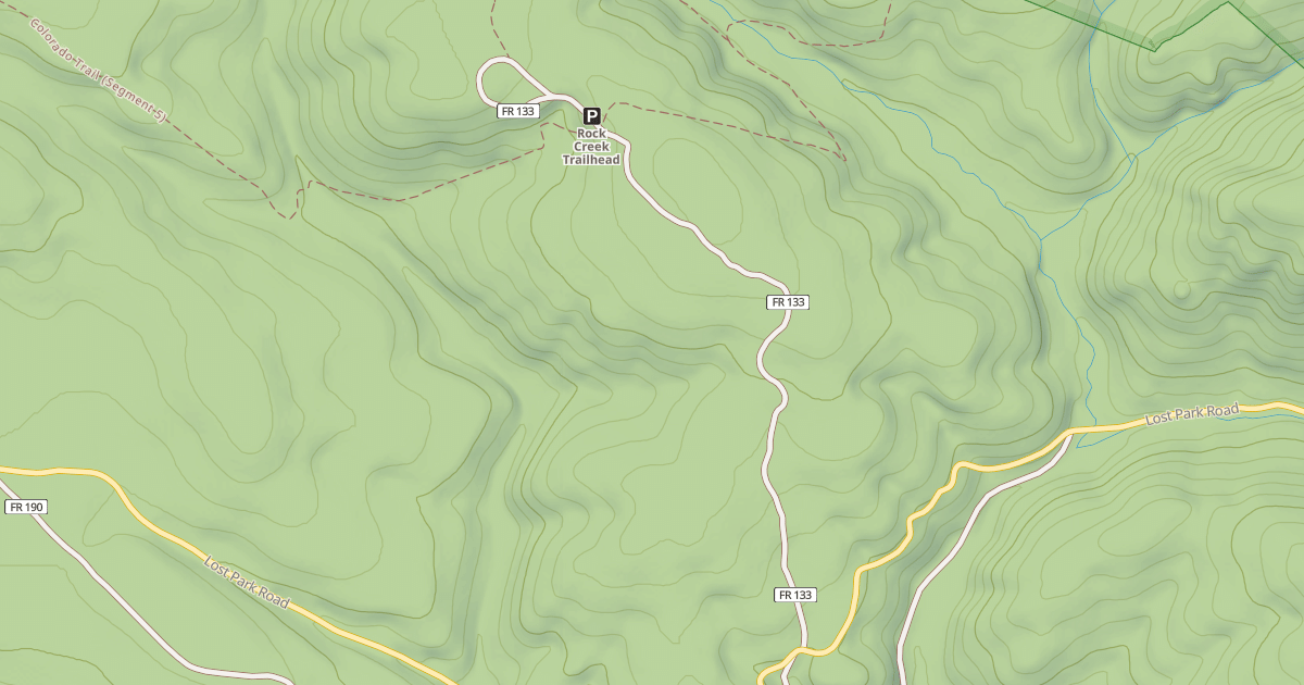 Map preview of ROCK CREEK