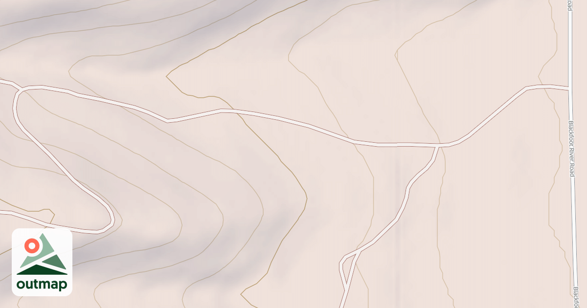Map of DANIALS DRAW
