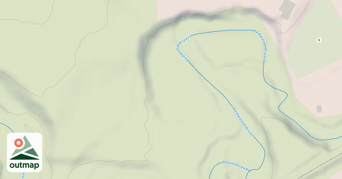 Map of Shady Oaks Native Prairie Adventure Trails