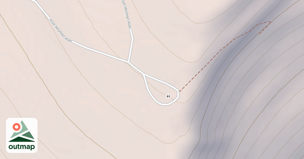 Map of BIG ICE CAVE CAMPGROUND