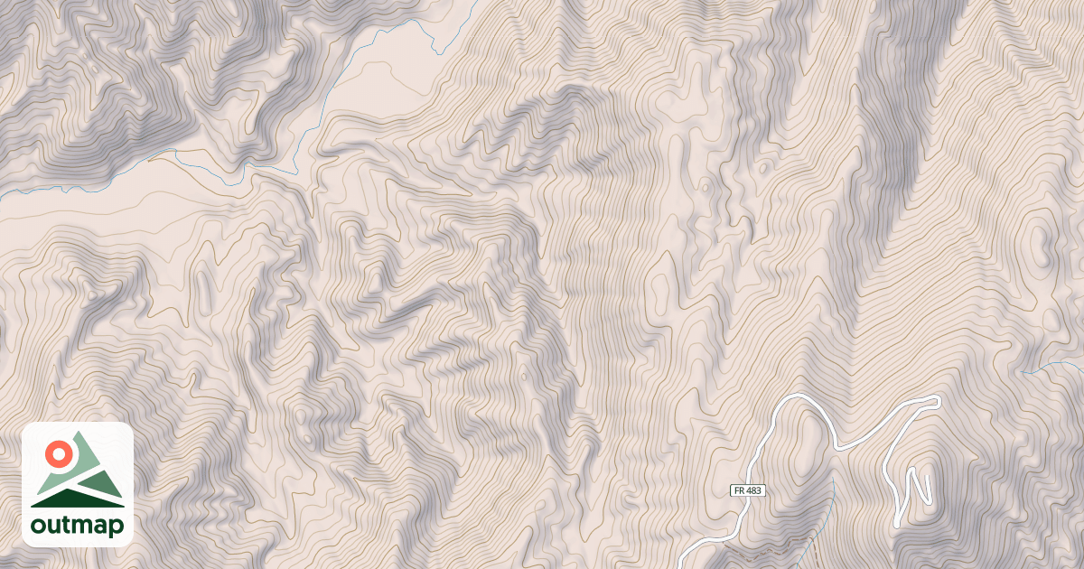 Map of FISH BUTTE SADDLE