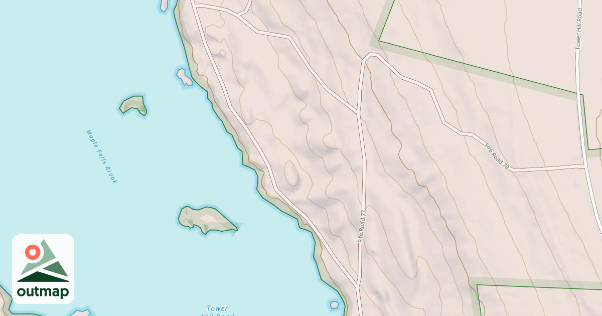 Map of Fire Road