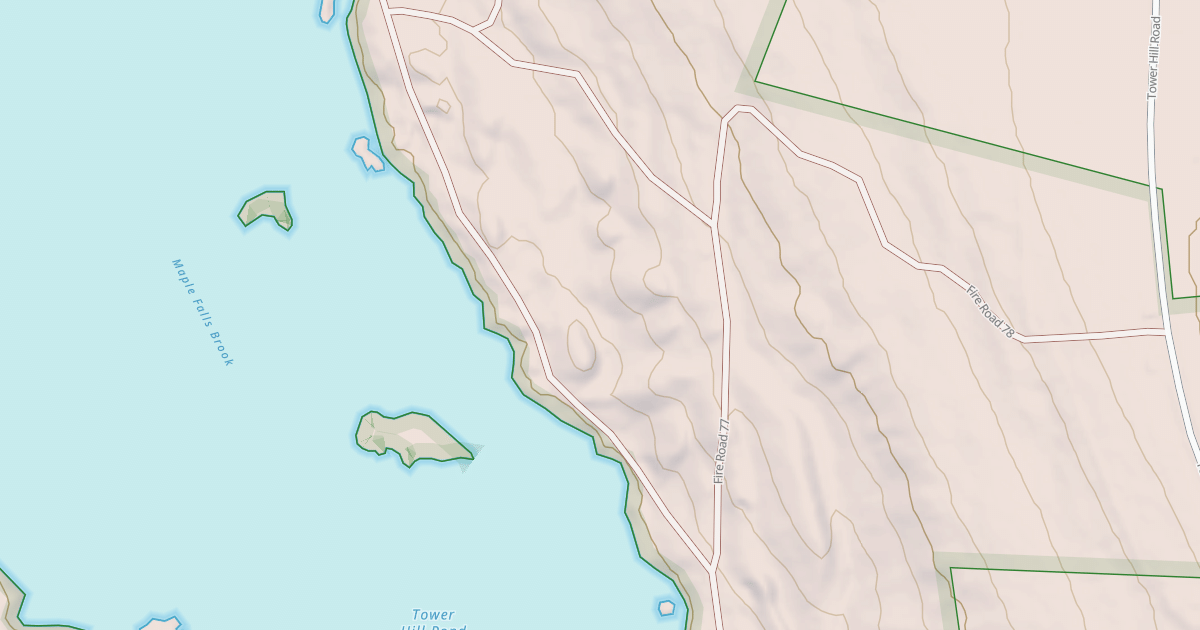 Map preview of Fire Road