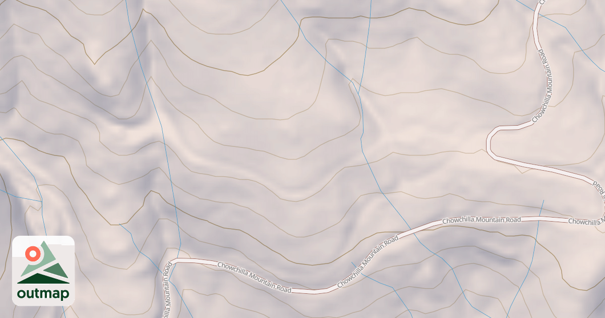 Map of CHOW SPUR