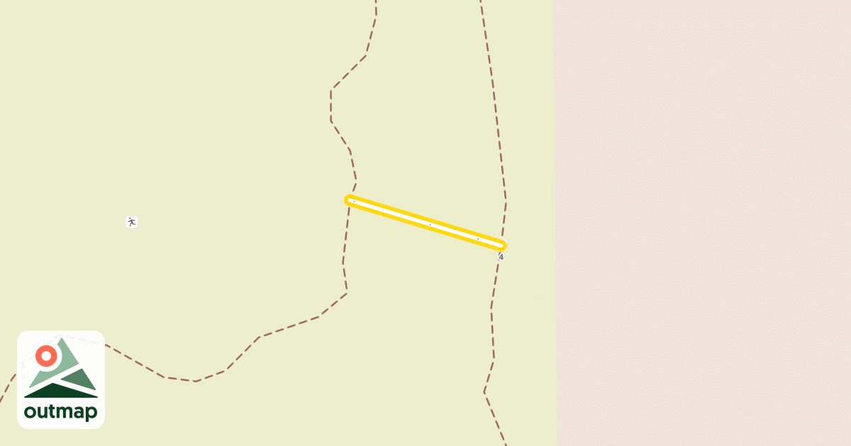 Map of Blue XC Trail