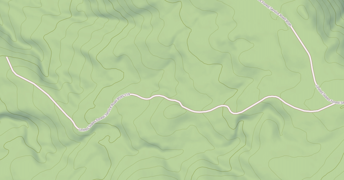 Map preview of USFS National Forest System Roads {7D481DB9-BB2A-477A-806F-31074E3BFE9D}
