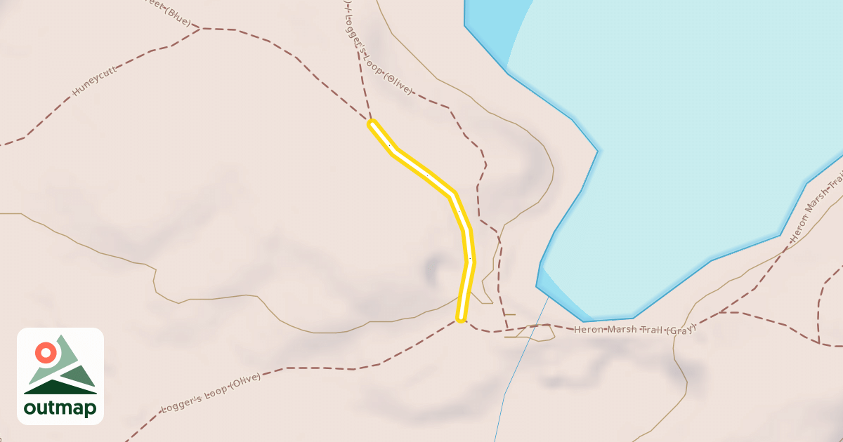 Map of Easy Street (Blue)
