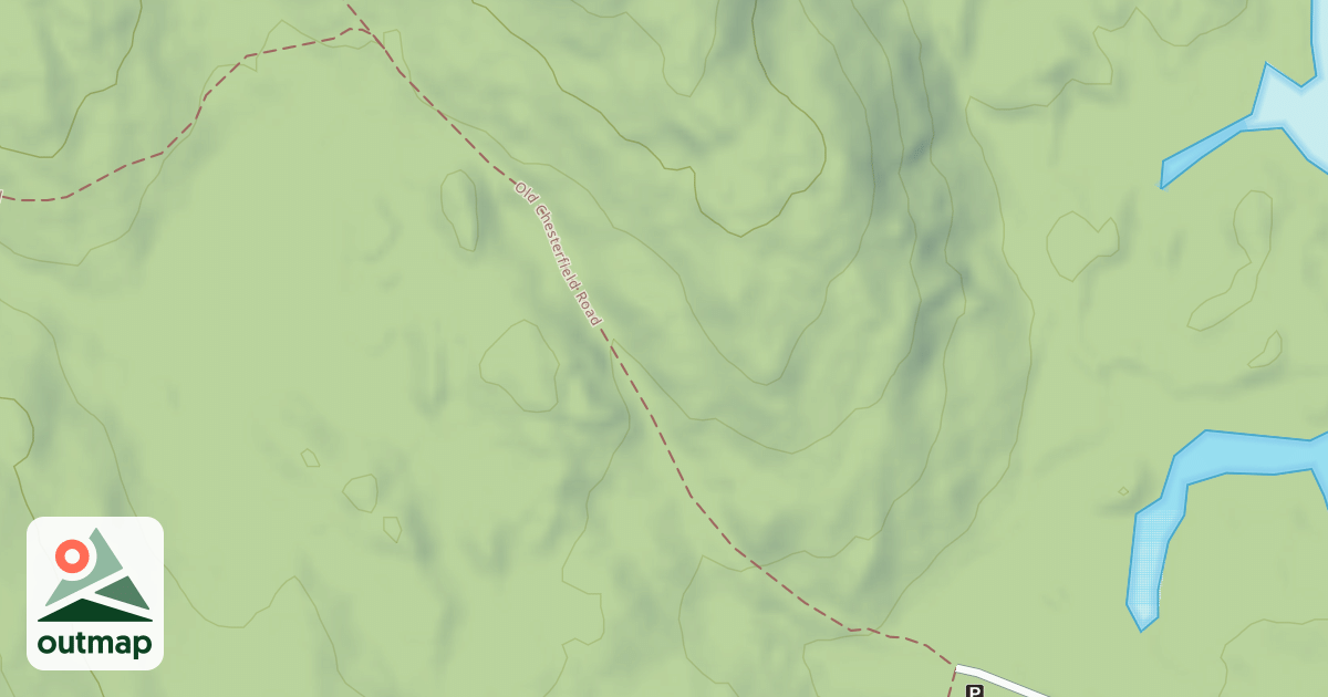 Map of Old Chesterfield Road
