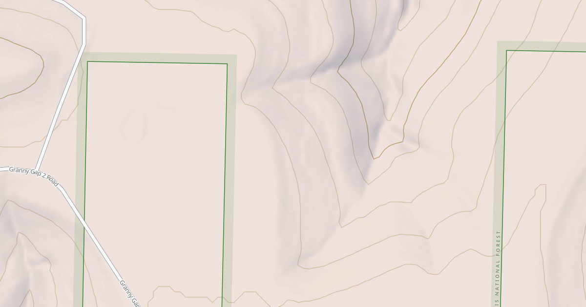 Map preview of USFS Motor Vehicle Use Map Roads {1CBD0FB4-1603-403D-A6CA-E74F83334734}