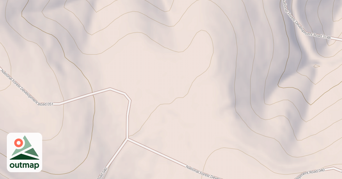 Map of USFS Motor Vehicle Use Map Trails 18227