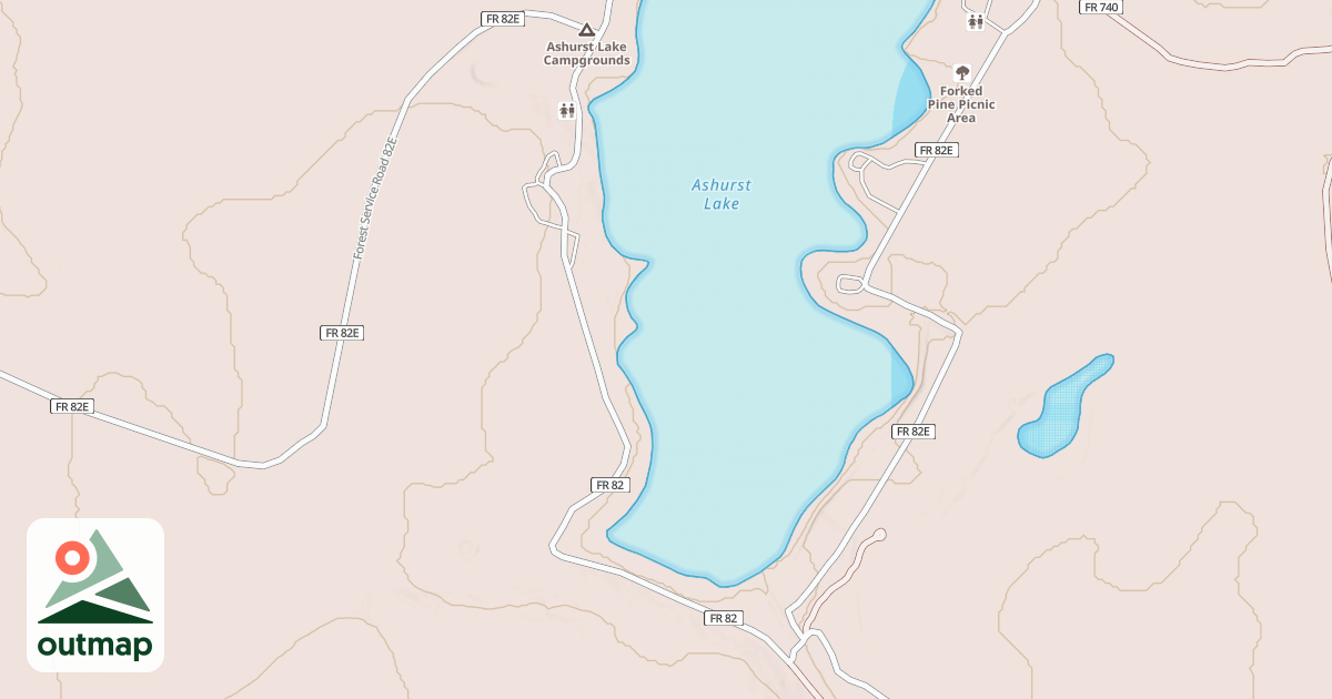 Map of ANDERSON MESA