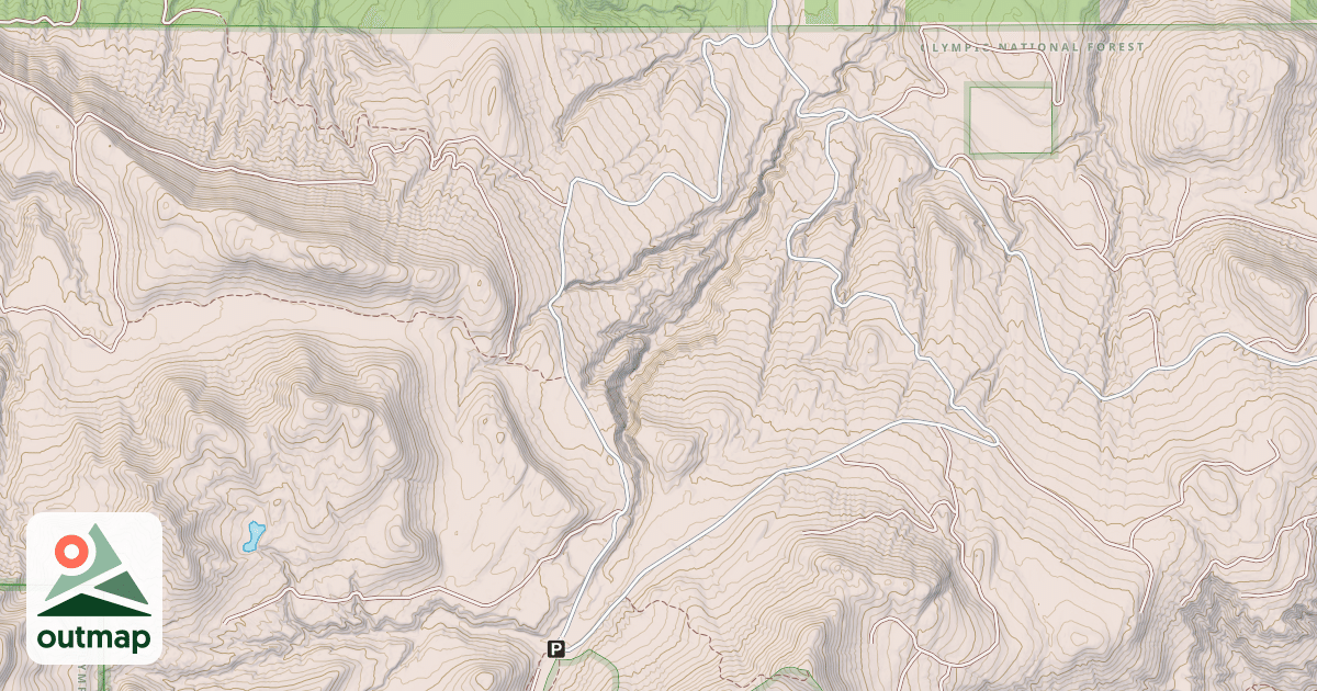 Map of SLAB CAMP/DEER RIDGE TH