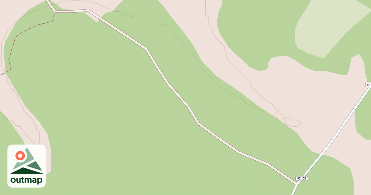 Map of USFS National Forest System Roads {83BA0E3C-51CE-4686-8041-9275F3255B87}