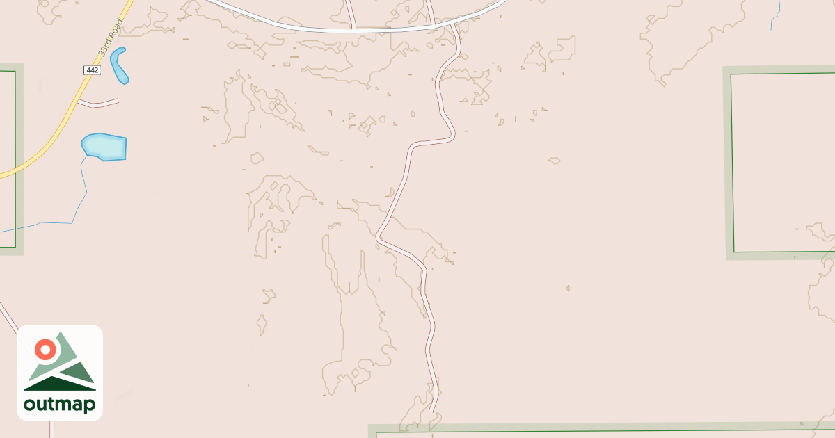 Map of BISHOP LAKE SPUR E