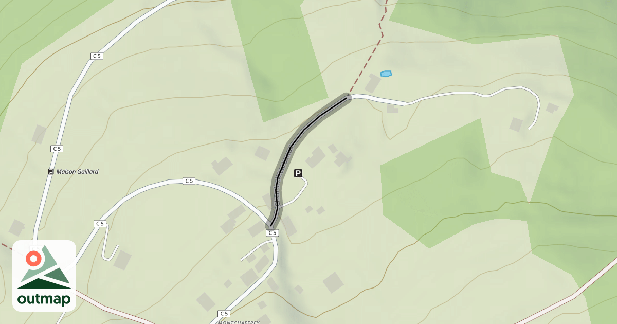 Map of Chemin de Larbarrati