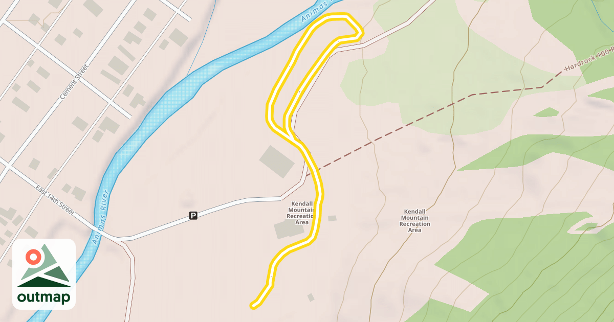 Map of KMRA Nordic Trail