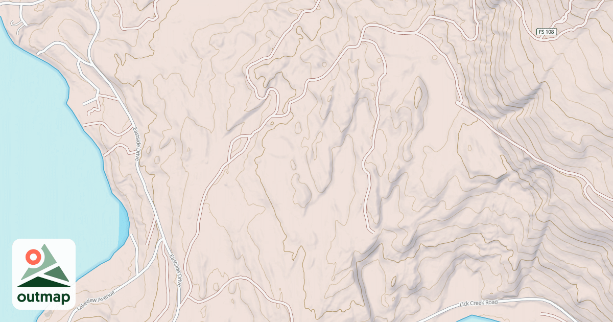 Map of FALL CREEK