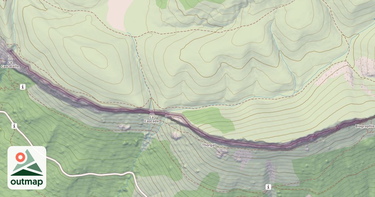 Map of Falaises de Céüse