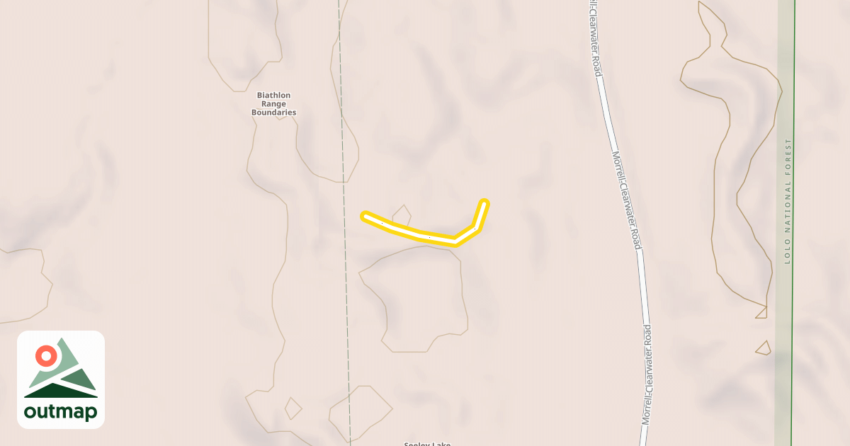 Map of Biathlon Range Cutoff